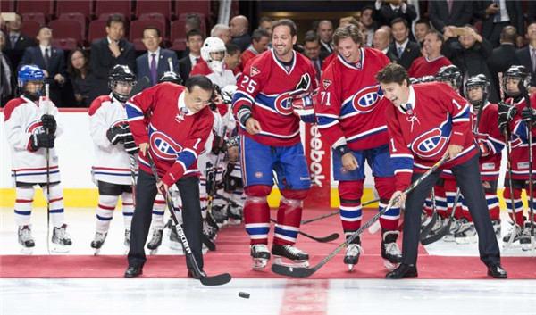 Montreal Canadiens host Trudeau, Premier Li for hockey game