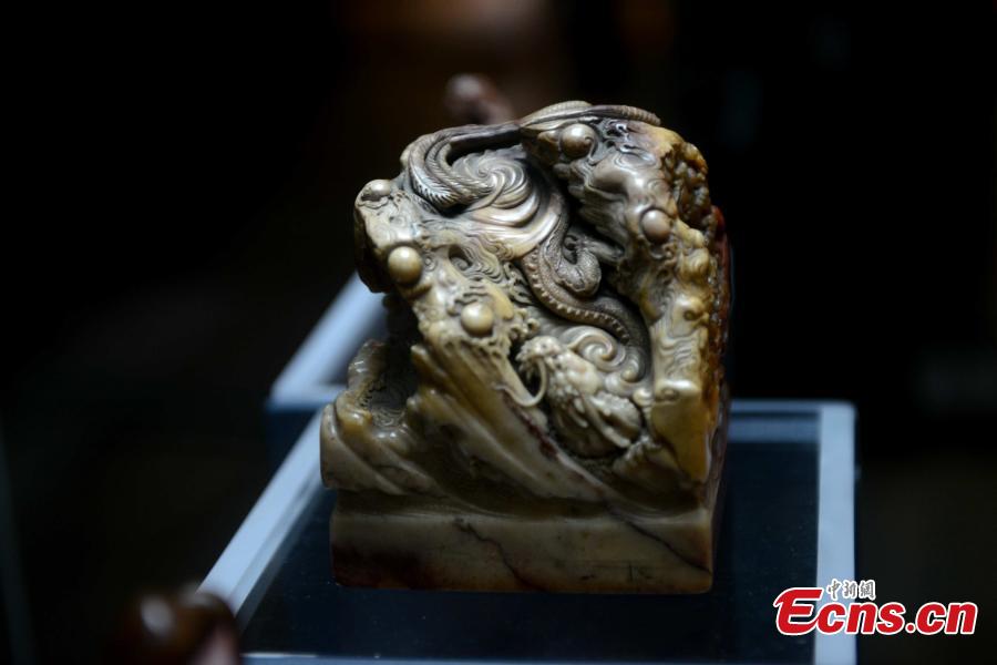 Imperial Shoushan stone treasures on display