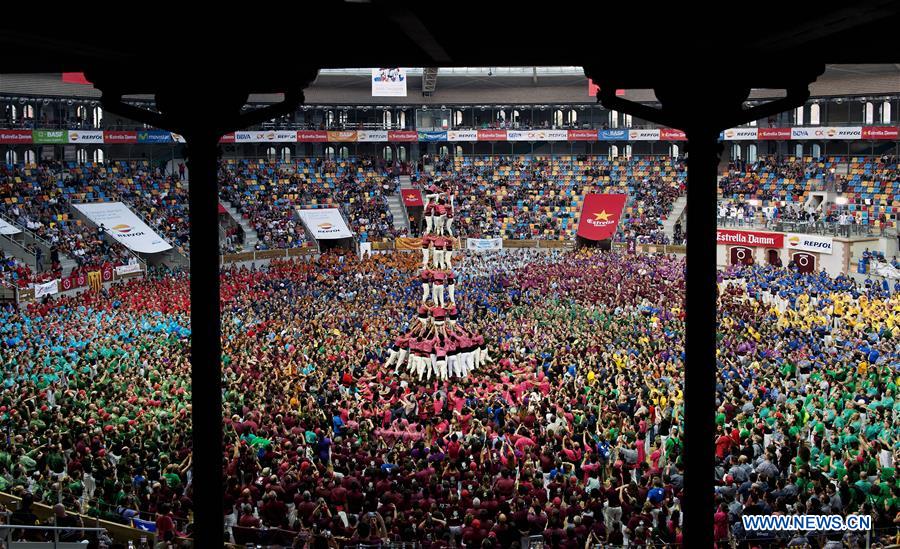 SPAIN-TARRAGONA-HUMAN TOWER COMPETITION-CHINESE TEAM
