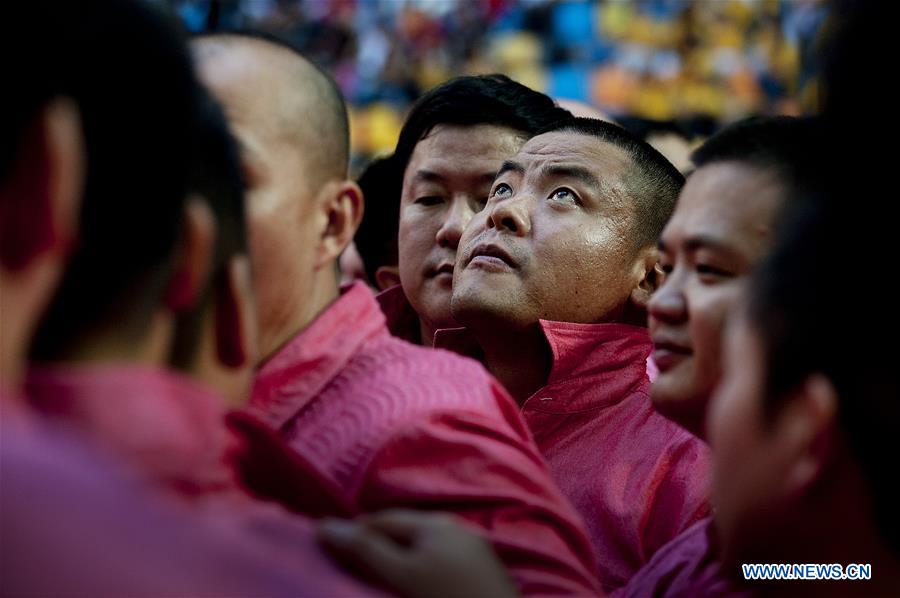SPAIN-TARRAGONA-HUMAN TOWER COMPETITION-CHINESE TEAM