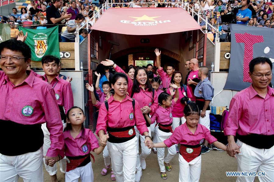 SPAIN-TARRAGONA-HUMAN TOWER COMPETITION-CHINESE TEAM