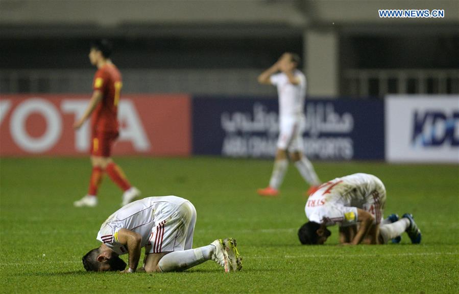 China's World Cup hope slim after a defeat to Syria
