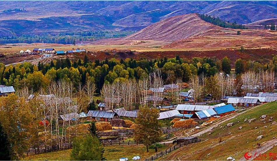 Autumn in Xinjiang's Hemu Village