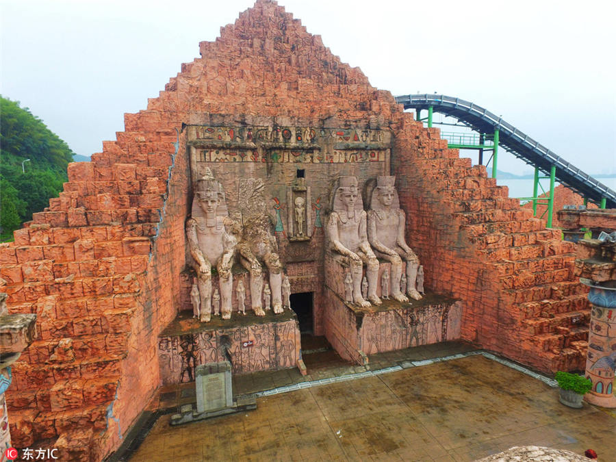 Egypiant pyramids, Lady Liberty and more debut in eastern China