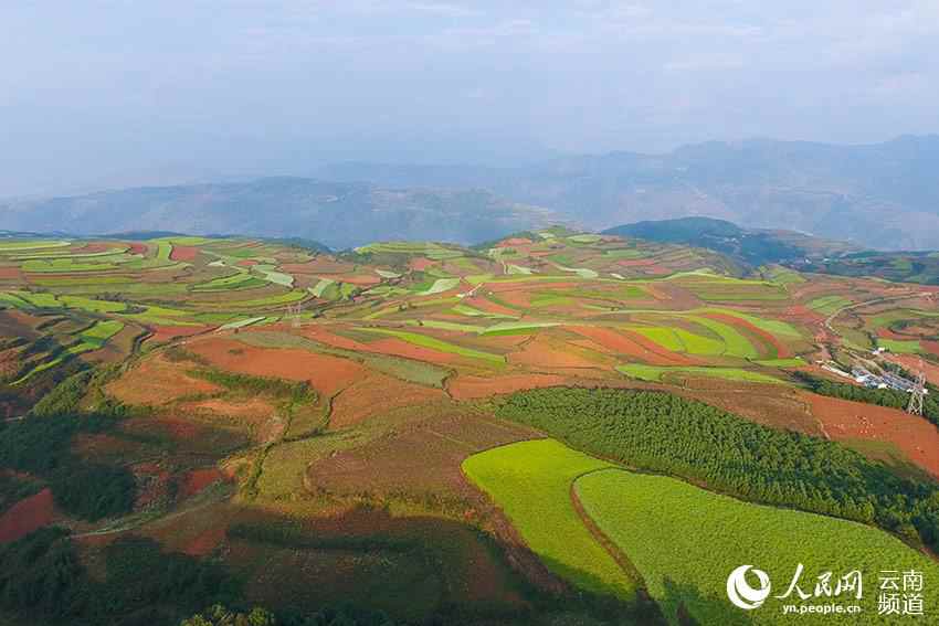 Red lands in Yunnan: A palette left by God