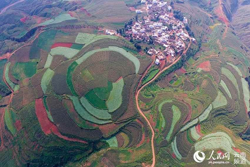 Red lands in Yunnan: A palette left by God