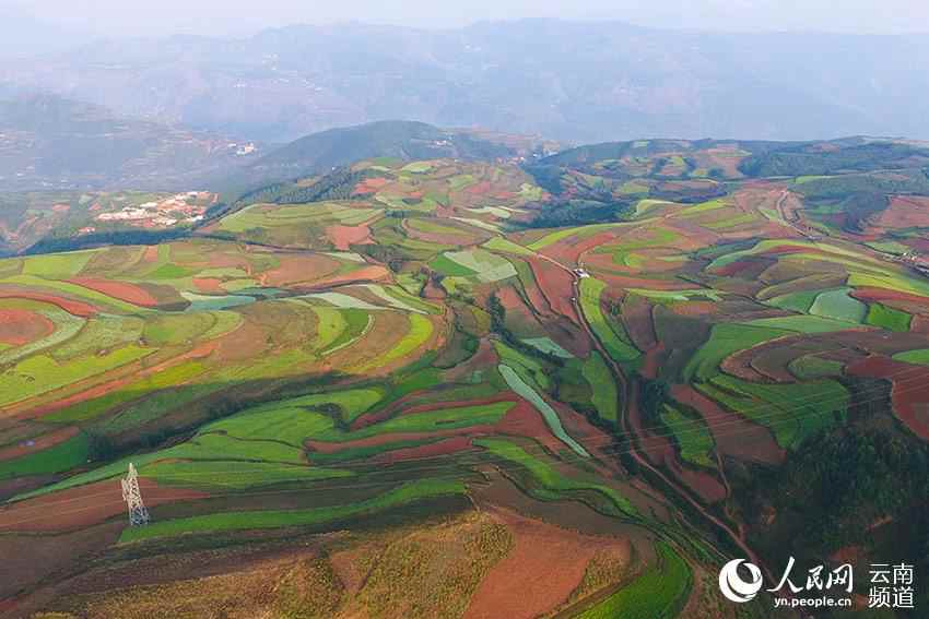 Red lands in Yunnan: A palette left by God