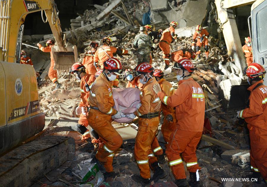 Death toll from E China residential building collapse rises to 22
