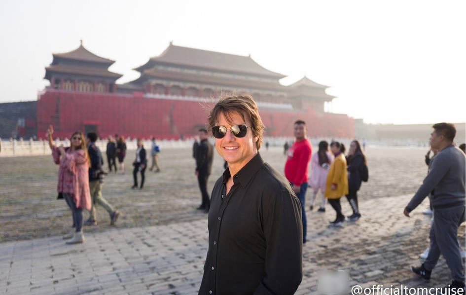 Tom Cruise in Palace Museum