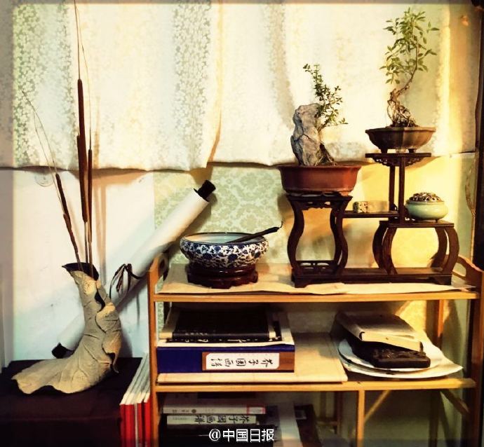 Vintage Chinese-style dorm decorations wows netizens