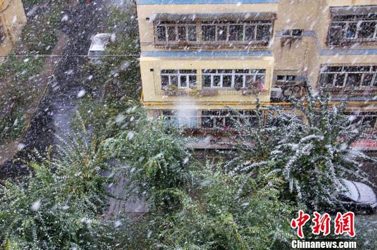 Urumqi sees first snow this winter