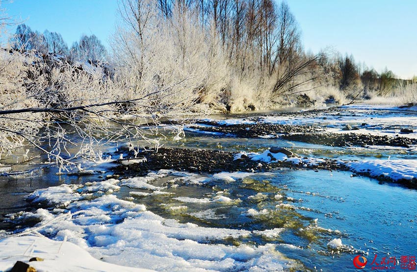 Morning frost in northeastern China