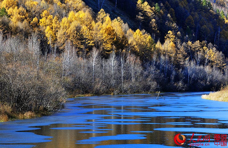 Scenery of arctic village in Heilongjiang