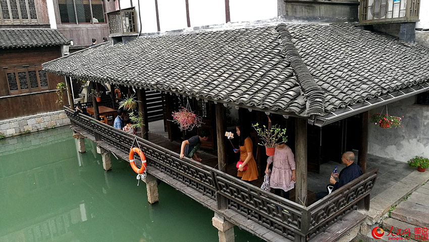 Idyllic scenery of Wuzhen 'water town'