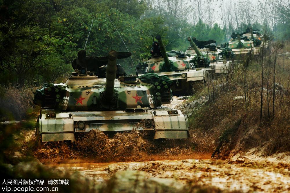 Muddy PLA armored brigade assessment