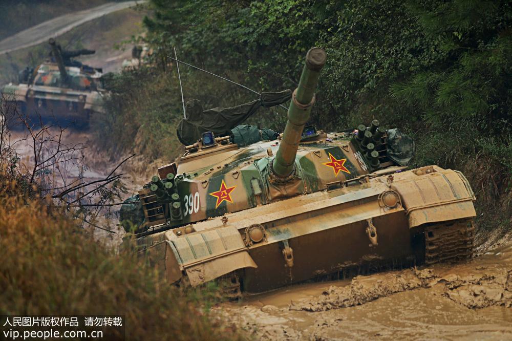 Muddy PLA armored brigade assessment