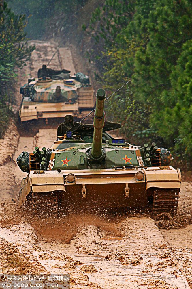 Muddy PLA armored brigade assessment