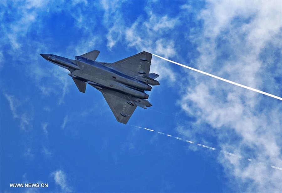 China to showcase J-20 fighter jet in public at air show