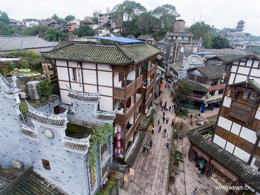 CHINA-CHONGQING-ANJU ANCIENT TOWN-SCENERY (CN)