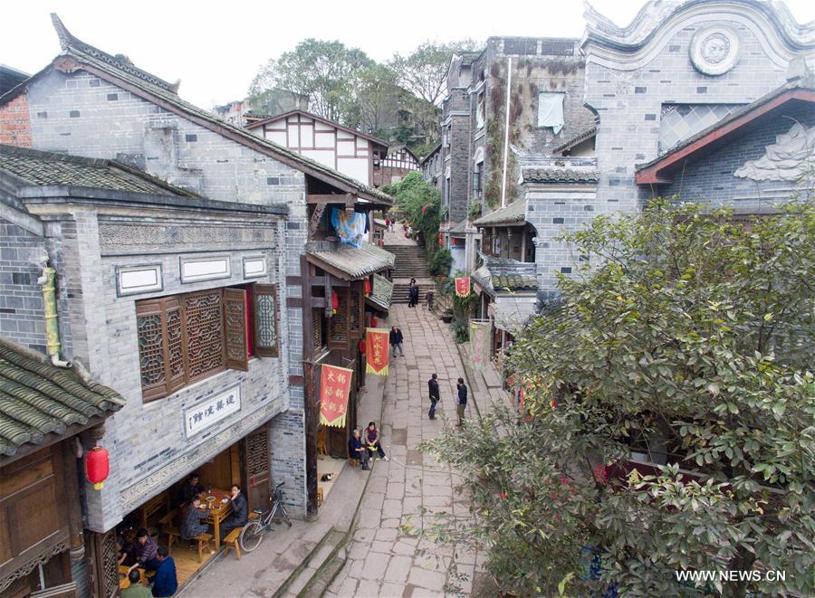 CHINA-CHONGQING-ANJU ANCIENT TOWN-SCENERY (CN)