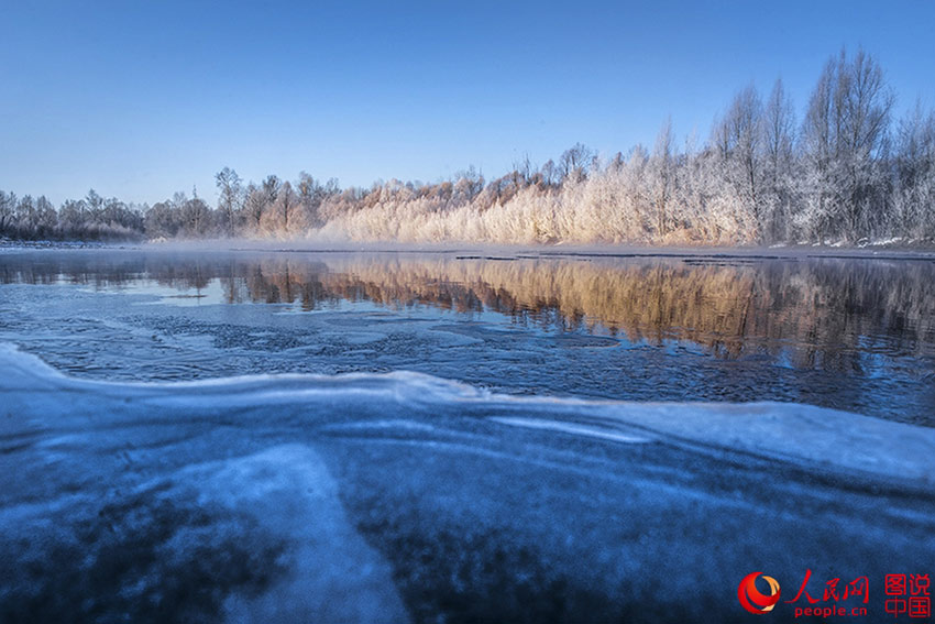 Winter scenery of Duobukur River