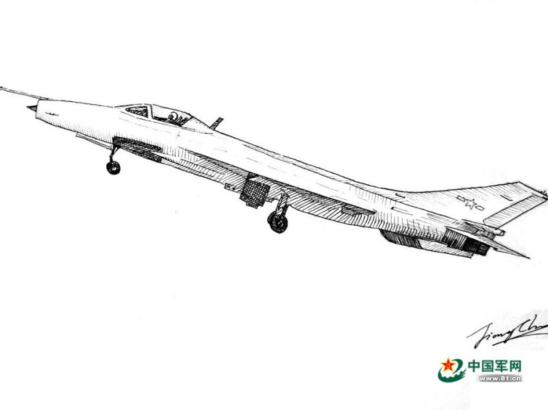 Hand-drawn jet fighters 'fly' on paper