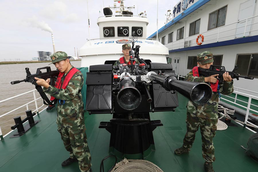China Coast Guard beefs up training for maritime interests