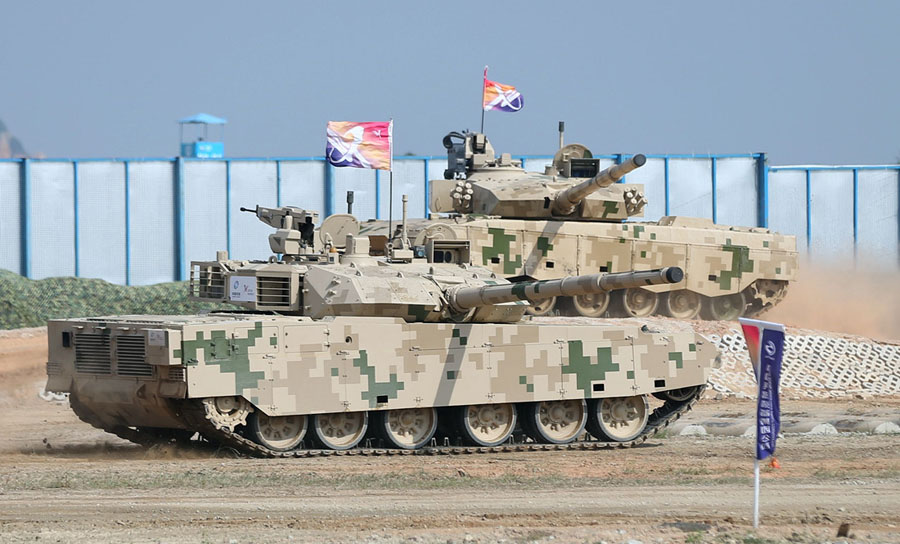Ground military hardware at Zhuhai air show