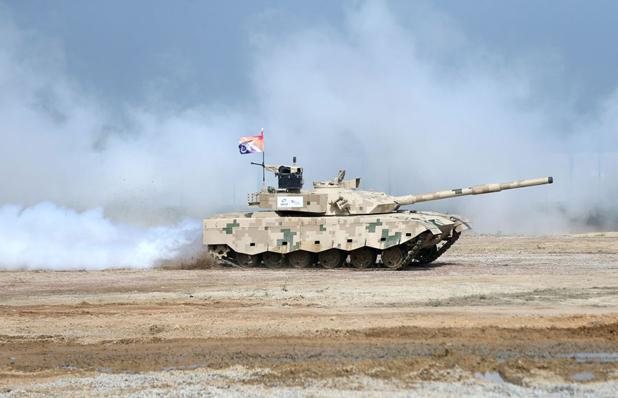 Ground military hardware at Zhuhai air show