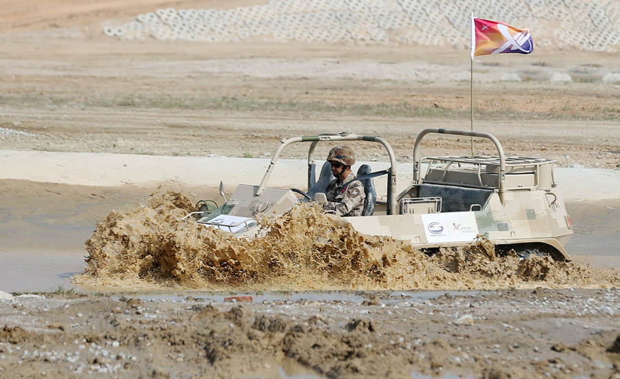 Ground military hardware at Zhuhai air show