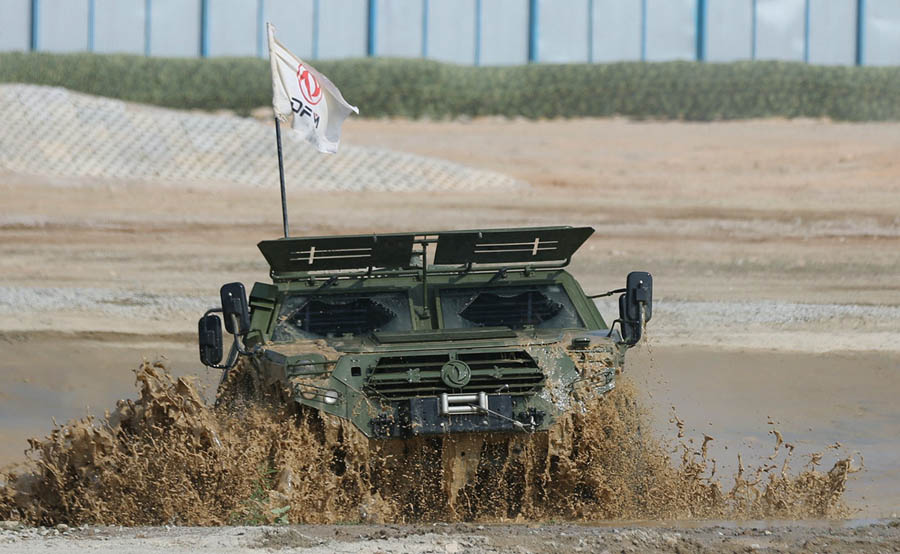 Ground military hardware at Zhuhai air show