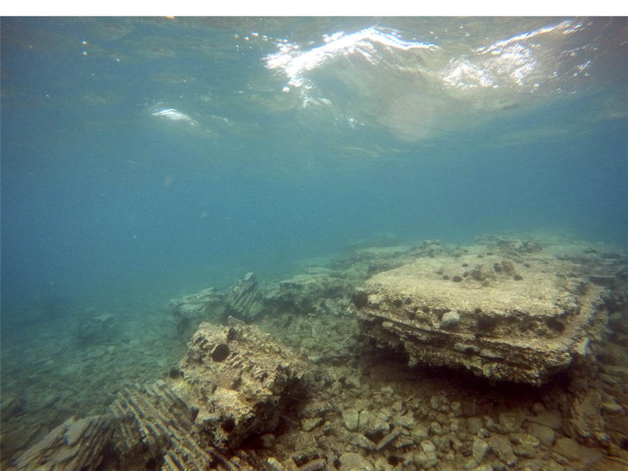 In pictures: Mysterious sunken city of ancient Greece