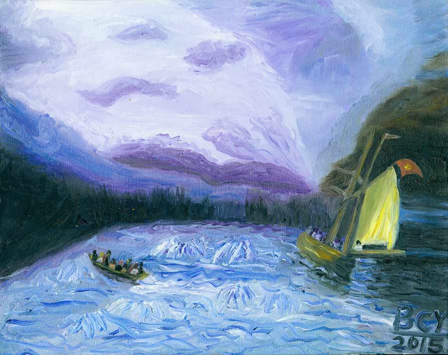 Autistic artist impresses audiences with painting skills