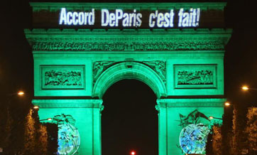 Paris celebrates entry into force of Paris Agreement on climate change