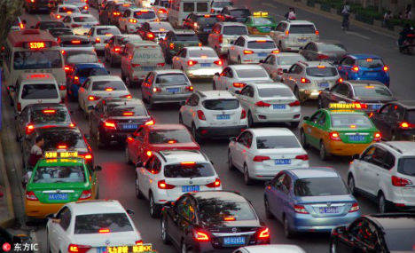 Top 10 congested cities in China