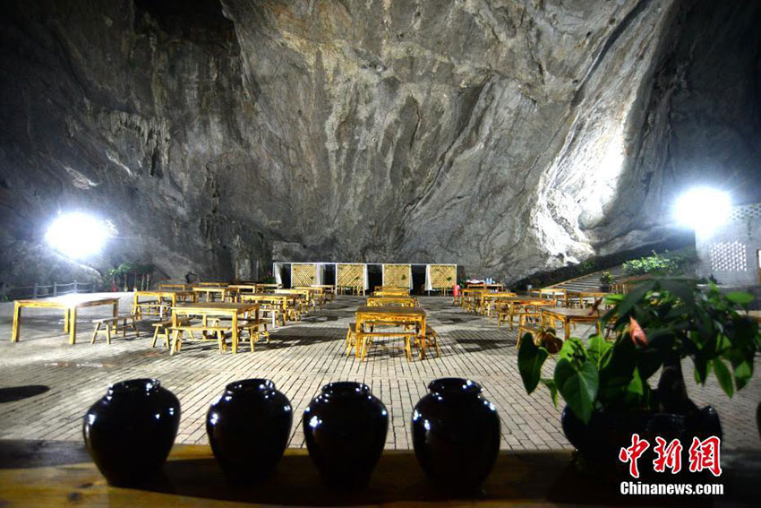 Villager establishes 'cave restaurant'