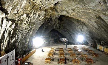 Villager establishes 'cave restaurant'