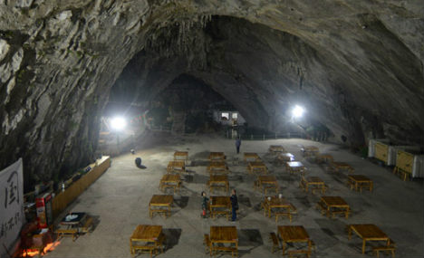 Villager establishes 'cave restaurant'