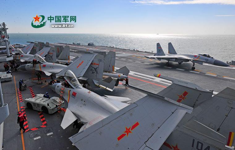 Newly released! China's Liaoning aircraft carrier in training