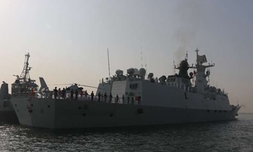 Chinese Navy's frigate Handan reaches Pakistan for bilateral exercises