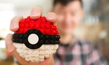 Chinese fans design original products using Lego bricks