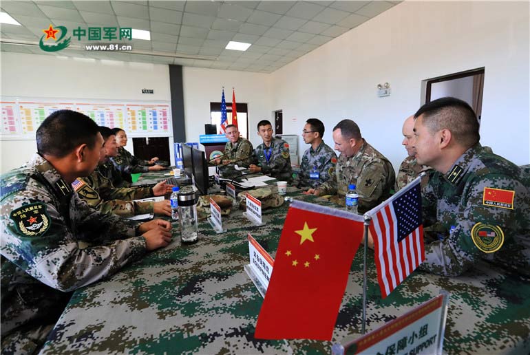China-US military drill for humanitarian disaster relief