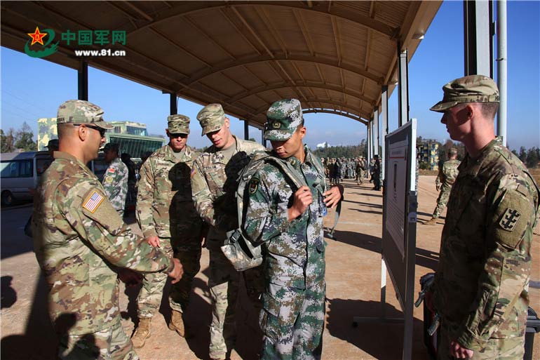 China-US military drill for humanitarian disaster relief