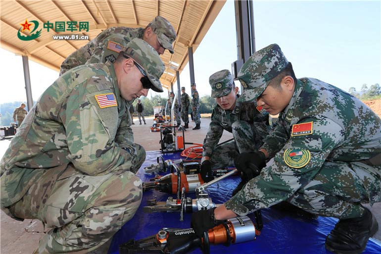 China-US military drill for humanitarian disaster relief