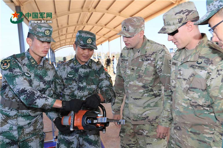 China-US military drill for humanitarian disaster relief