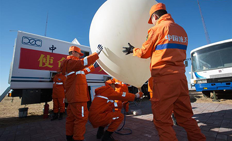 Preparations made for Chinese astronauts' return