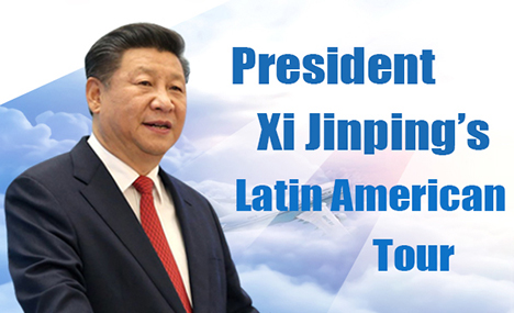 Infographic: President Xi's Latin America tour