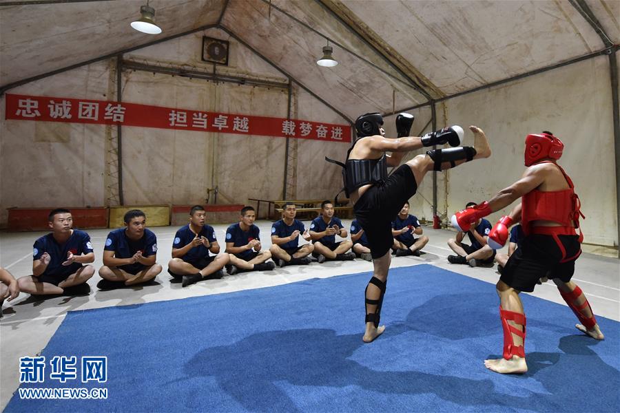 Chinese UN peacekeepers train in Liberia