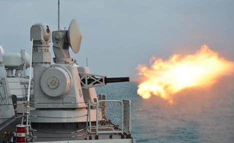 China's destroyers stage drills in S. China Sea