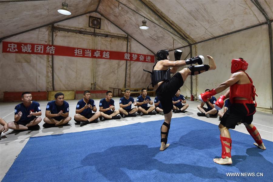 LIBERIA-MONROVIA-PEACEKEEPING-CHINESE RIOT POLICE-TRAINING